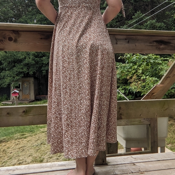 Princess Polly Tea Length Midi Dress Size 0 - Picture 11 of 13